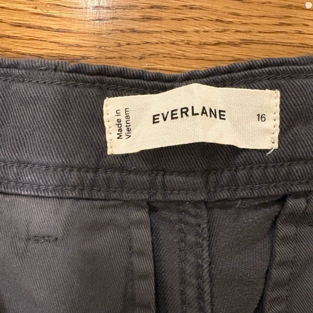 Everlane NWT The Chino in Buttersoft Barrel in Graphite. Size 16. Plus size. - Picture 4 of 5